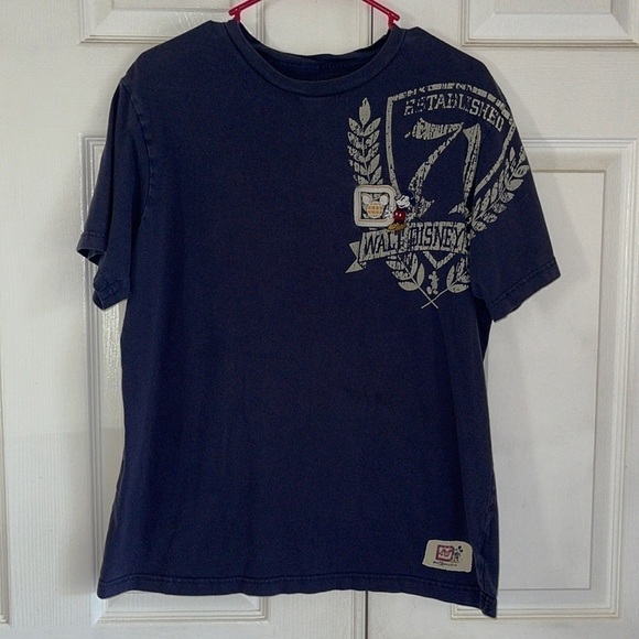 Disney Parks Walt Disney World Mickey Mouse Embroidered Short Sleeve Tee - Picture 1 of 8
